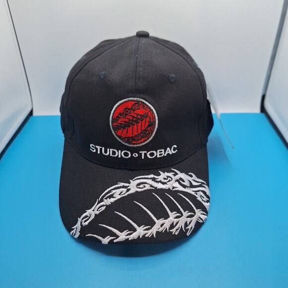 Studio Tobac Fitted Hat Size L/XL With A White Design On Cap - Picture 1 of 7